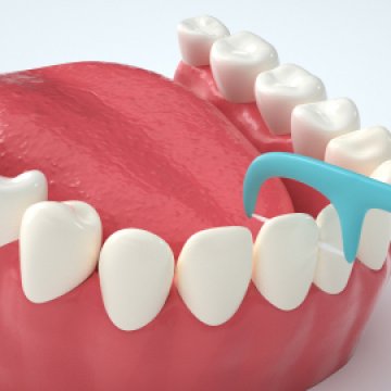 Does dental floss make the gaps between teeth bigger