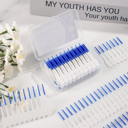 Pointed rubber dental picks